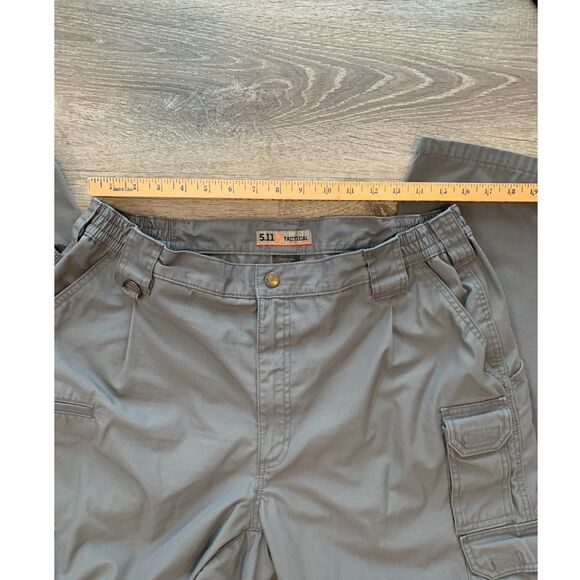 5.11 TACTICAL 40X30 MEN'S MILITARY POLICE HUNTING CARGO PANTS in GREY - Picture 8 of 12